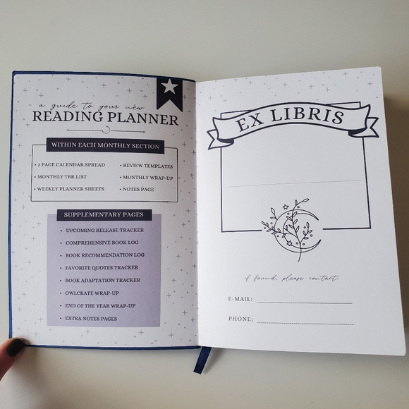Reading planner owlcrate designed by @paperbackbones - Picture 3 of 7